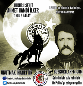 Ahmet Hamdi İLKER – Ülkücü Şehit – 1980 – Hatay
