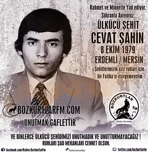 Cevat Şahin – Ülkücü Şehit – 8 Ekim 1979