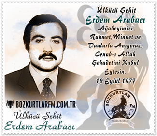 ERDEM ARABACI Ülkücü Şehit 10 Eylül 1977 