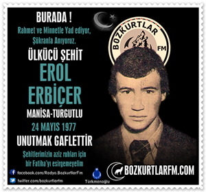 Erol Erbiçer – Ülkücü Şehit 24 Mayıs 1977