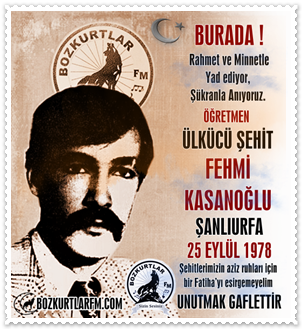 Fehmi Kasanoğlu – Ülkücü Şehit – 25 Eylül 1978