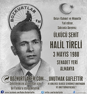 Halil Tireli – Ülkücü Şehit – 3 Mayıs 1980