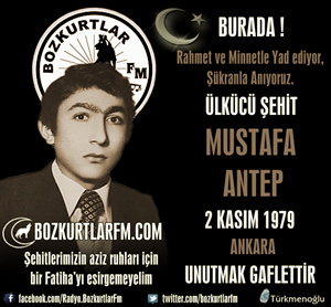Mustafa Antep – Ülkücü Şehit – 2 Kasım 1979