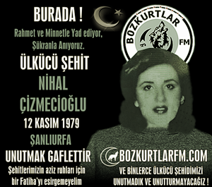 Nihal Çizmecioğlu – Ülkücü Şehit – 12 Kasım 1979